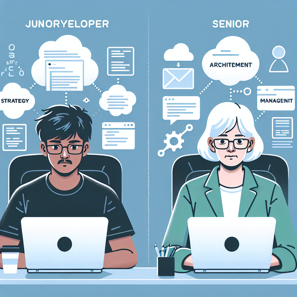 Desarrollador Junior vs Senior: Cambio de mentalidad que nadie habla