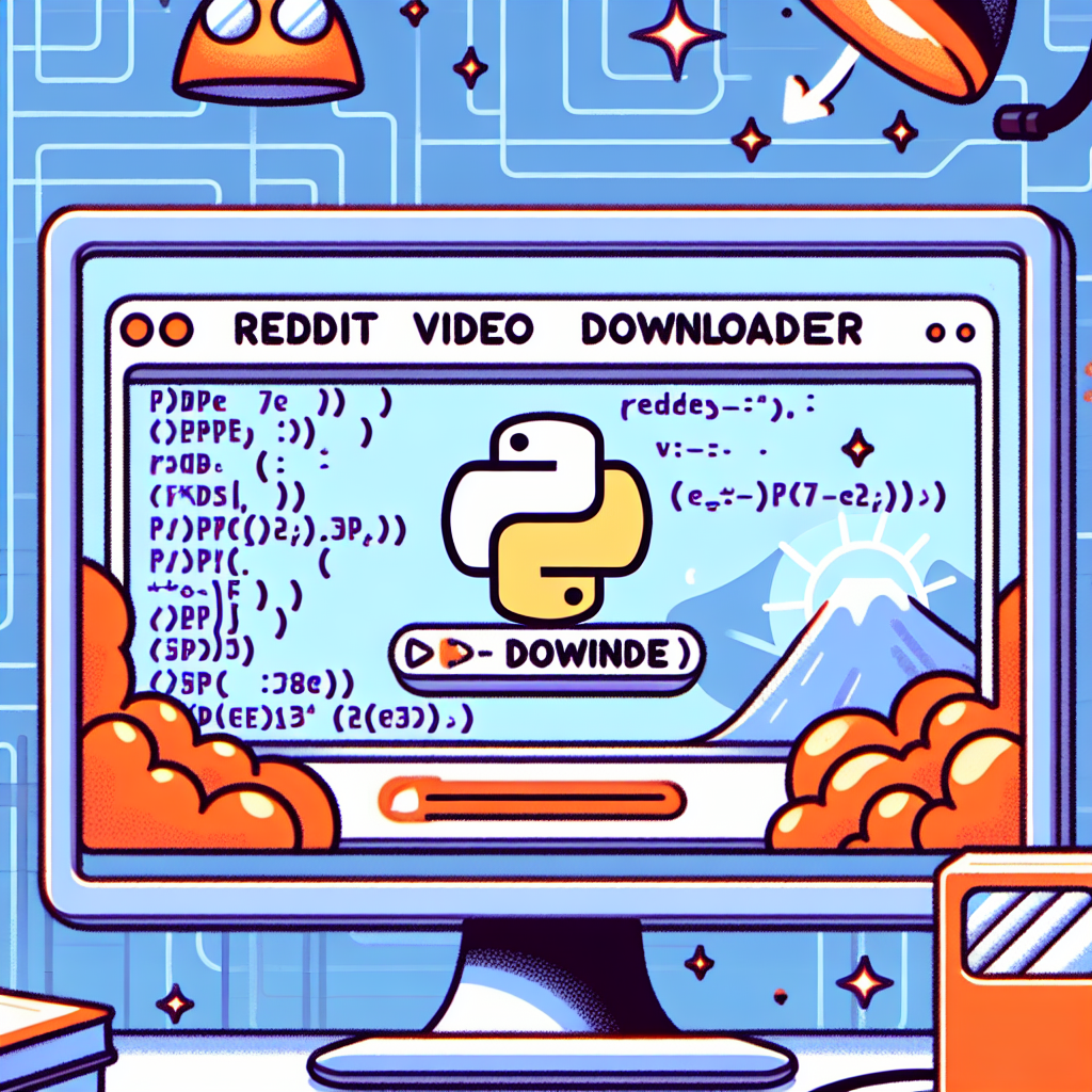 Descargador de vídeos de Reddit usando Python