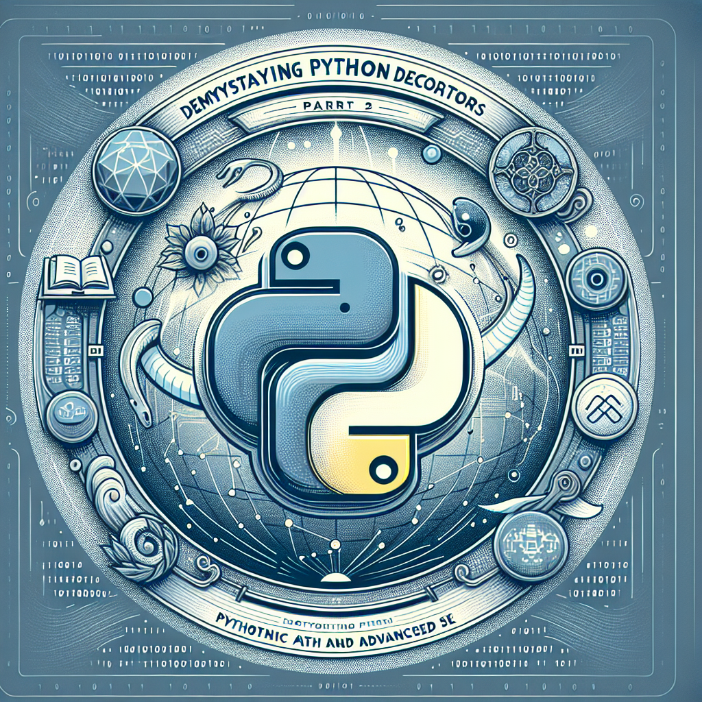 Desmitificando Decoradores de Python, Parte 2: Camino Pythónico y Uso Avanzado