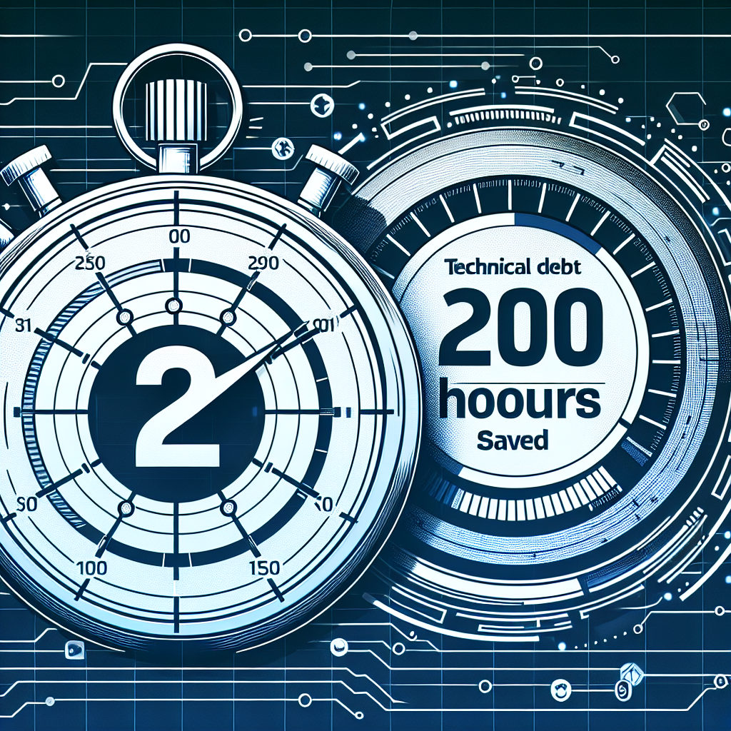 Deuda técnica en 2 minutos: 200 horas ahorradas