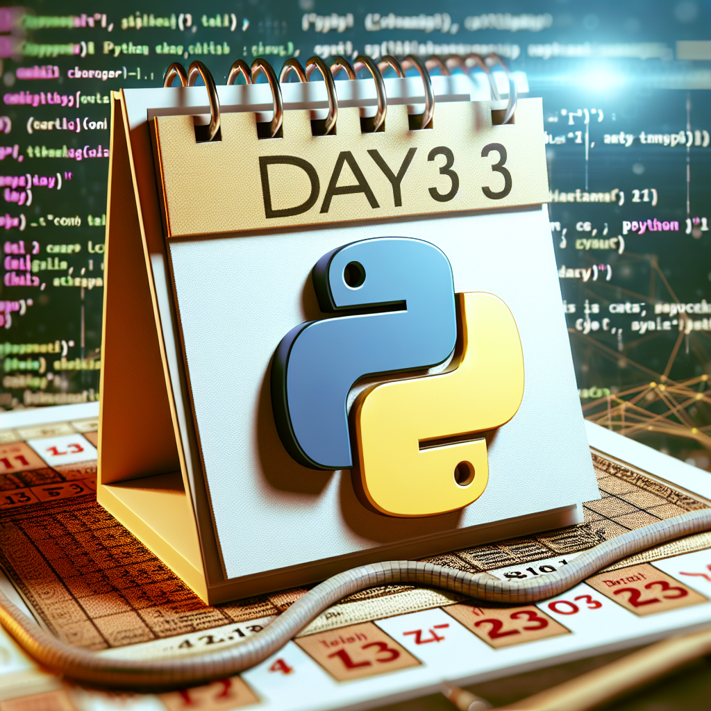 Día 13 de la serie Python de 90 días