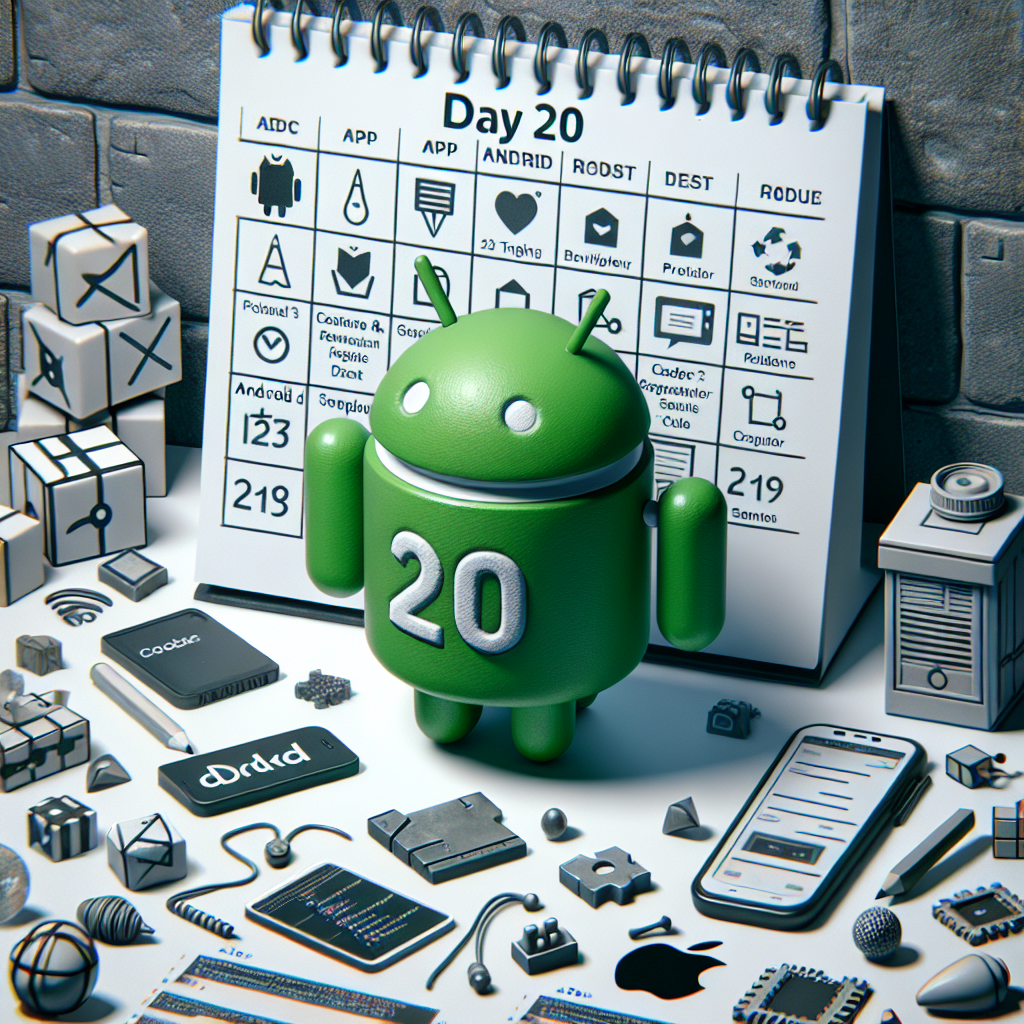 Día 20 del reto de 60 días para desarrollo de juegos en Android