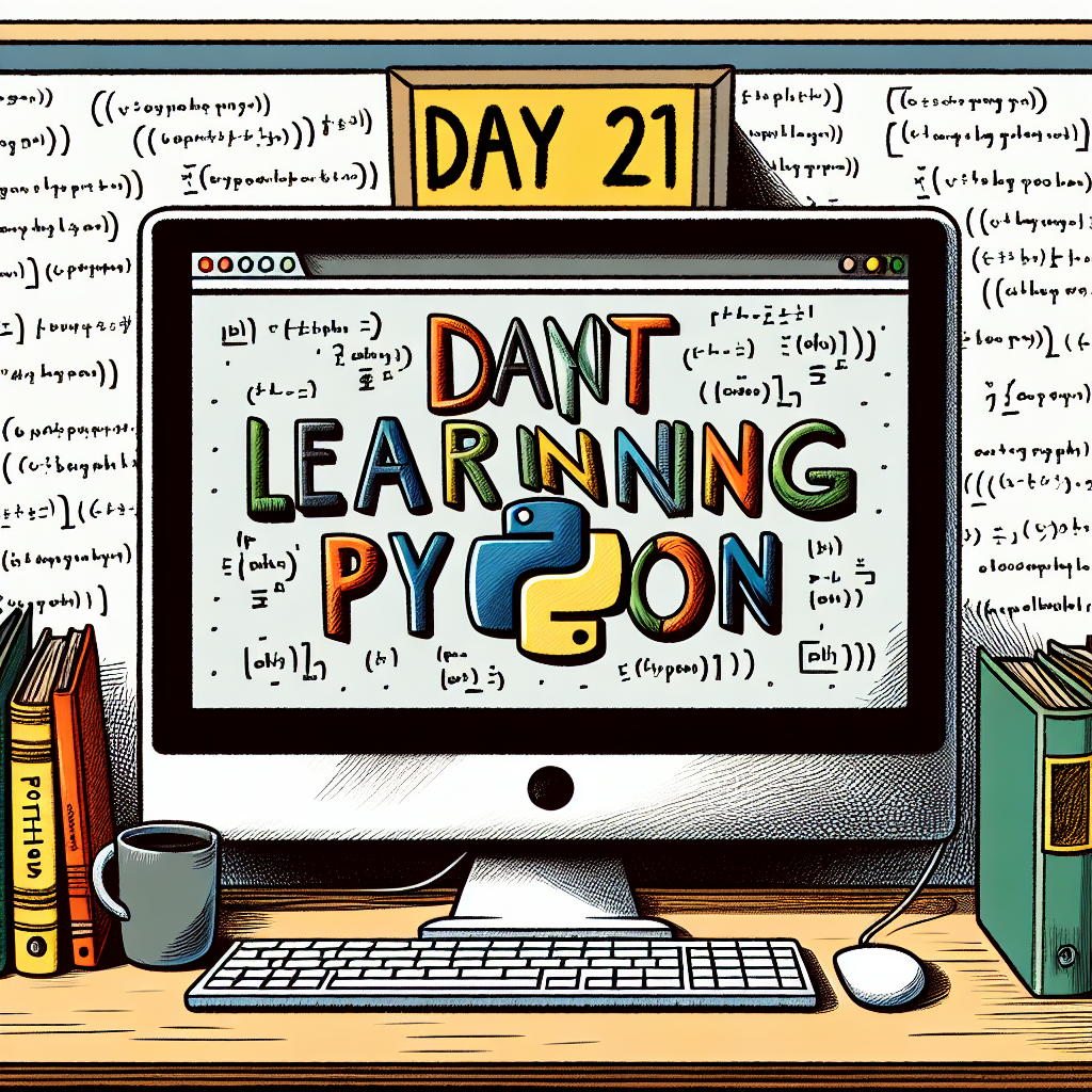 Día 21 Aprendiendo Python