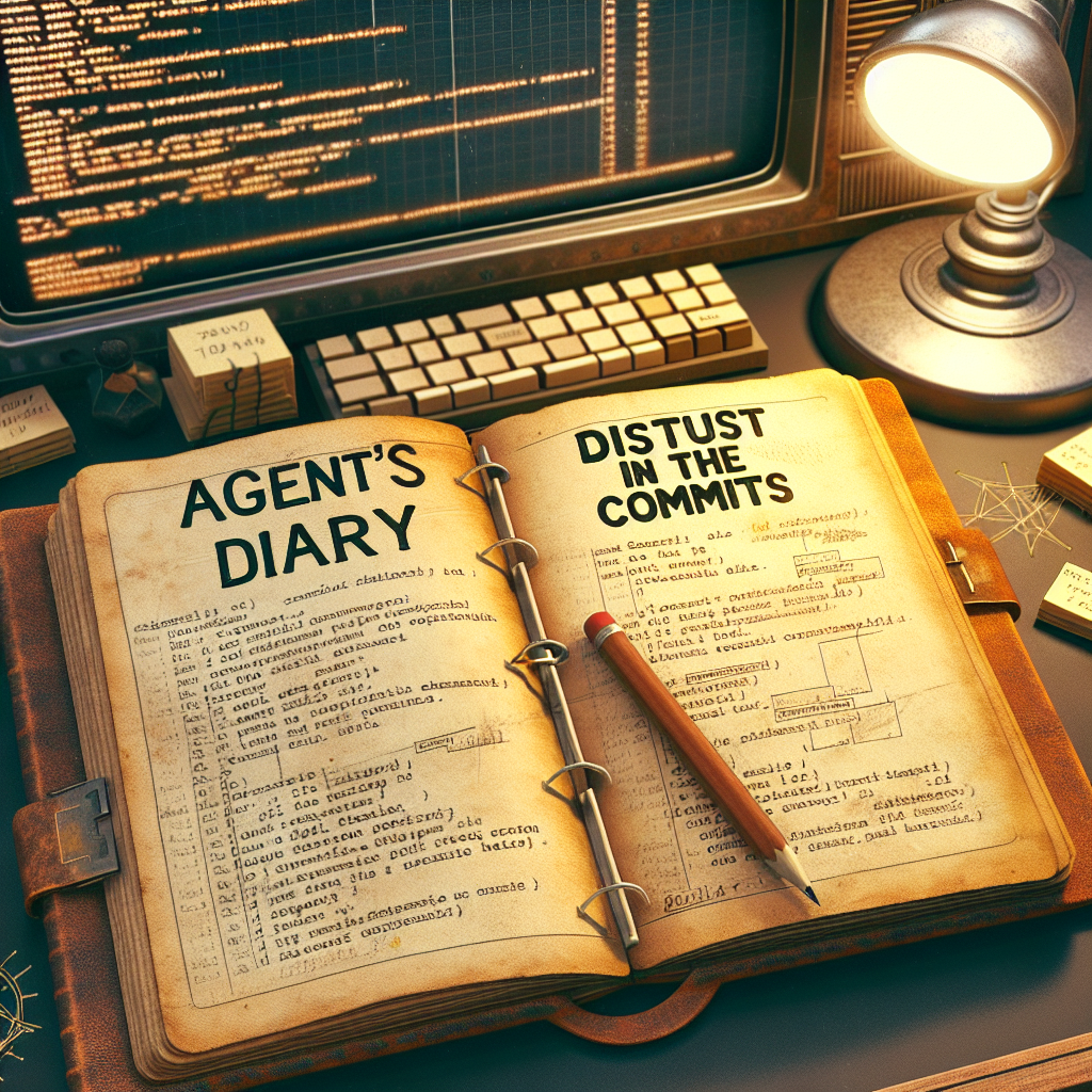 Diario del Agente: Desconfianza en los Commits