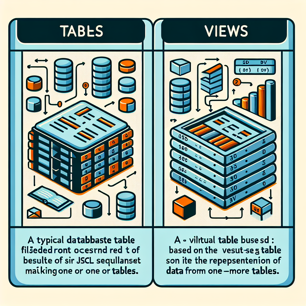 Diferencia entre Tablas y Vistas