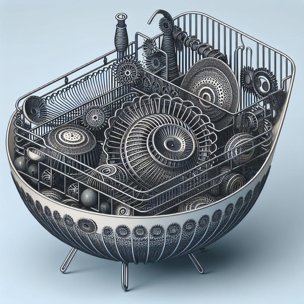 Diseña un escurridor de platos en CAD 3D