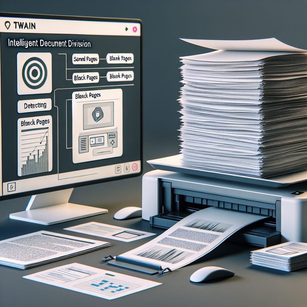 División inteligente de documentos: detección de páginas en blanco con Dynamic Web TWAIN