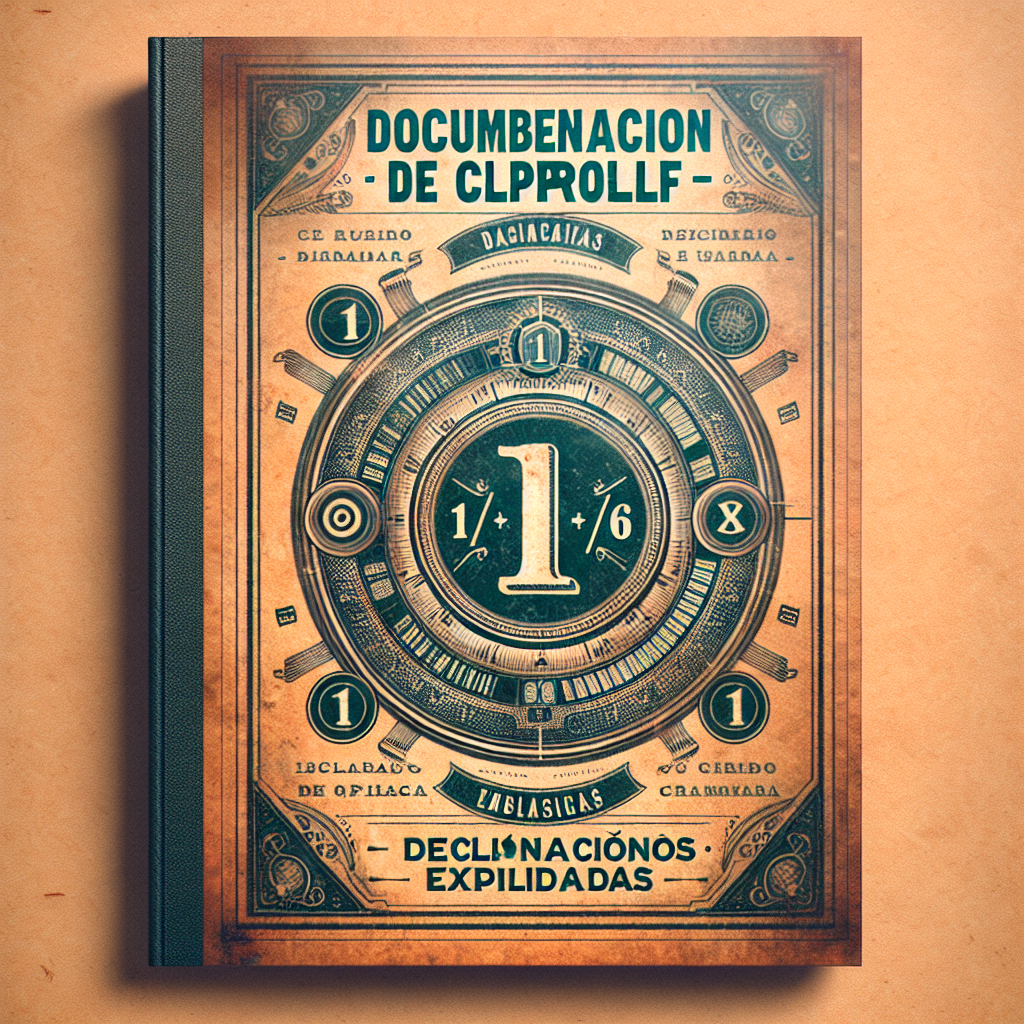 Documentación de Clprolf (1/6) — Declinaciones Explicadas