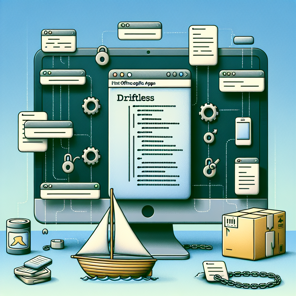 Driftless: apps offline primero sin boilerplate