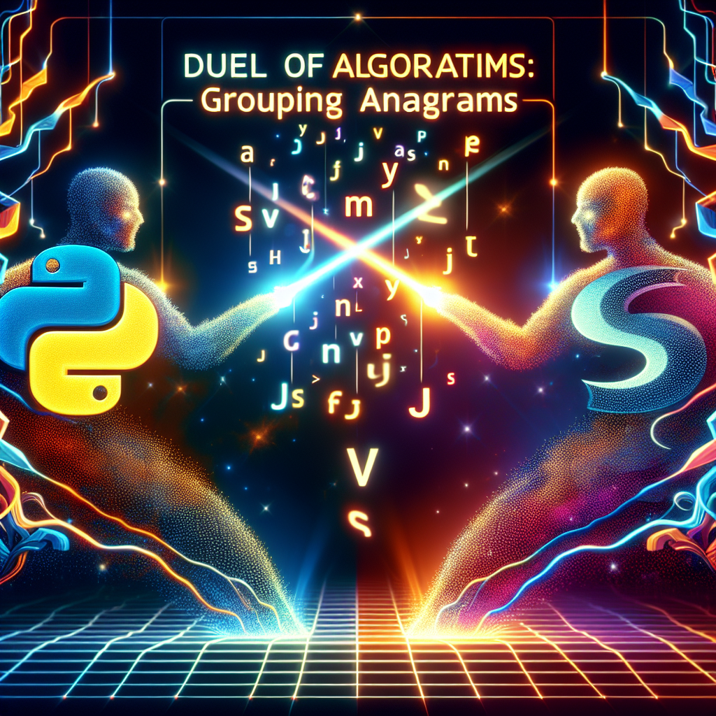 Duelo de Algoritmos: Python vs. JS - Agrupar Anagramas