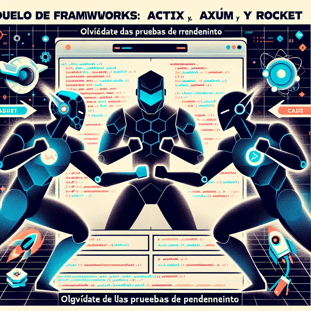 Duelo de Frameworks Rust: Actix, Axum y Rocket — Olvídate de las pruebas de rendimiento