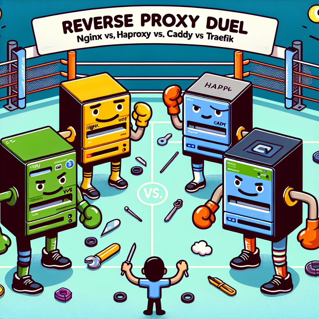 Duelo de proxies inversos: Nginx vs HAProxy vs Caddy vs Traefik