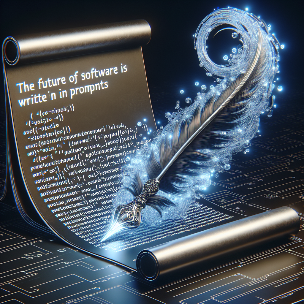El futuro del software se escribe en prompts