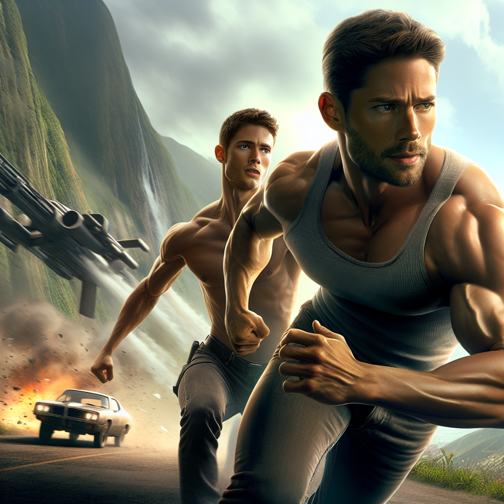 El hombre que corre: Detrás de la acción (2025) Glen Powell y Michael Cera