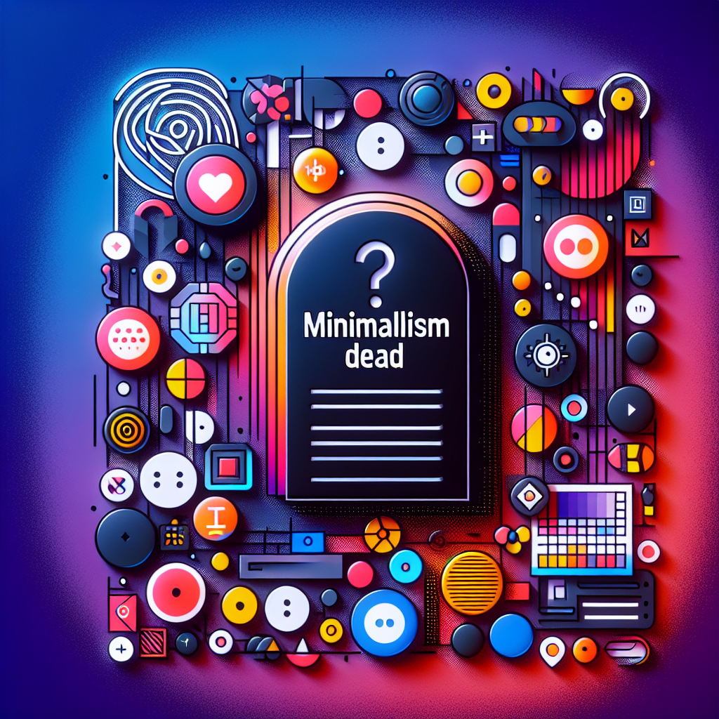 ¿El minimalismo está muerto en el diseño de UI?