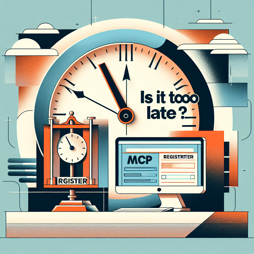 El Registro MCP ya está aquí: ¿Ya es tarde?