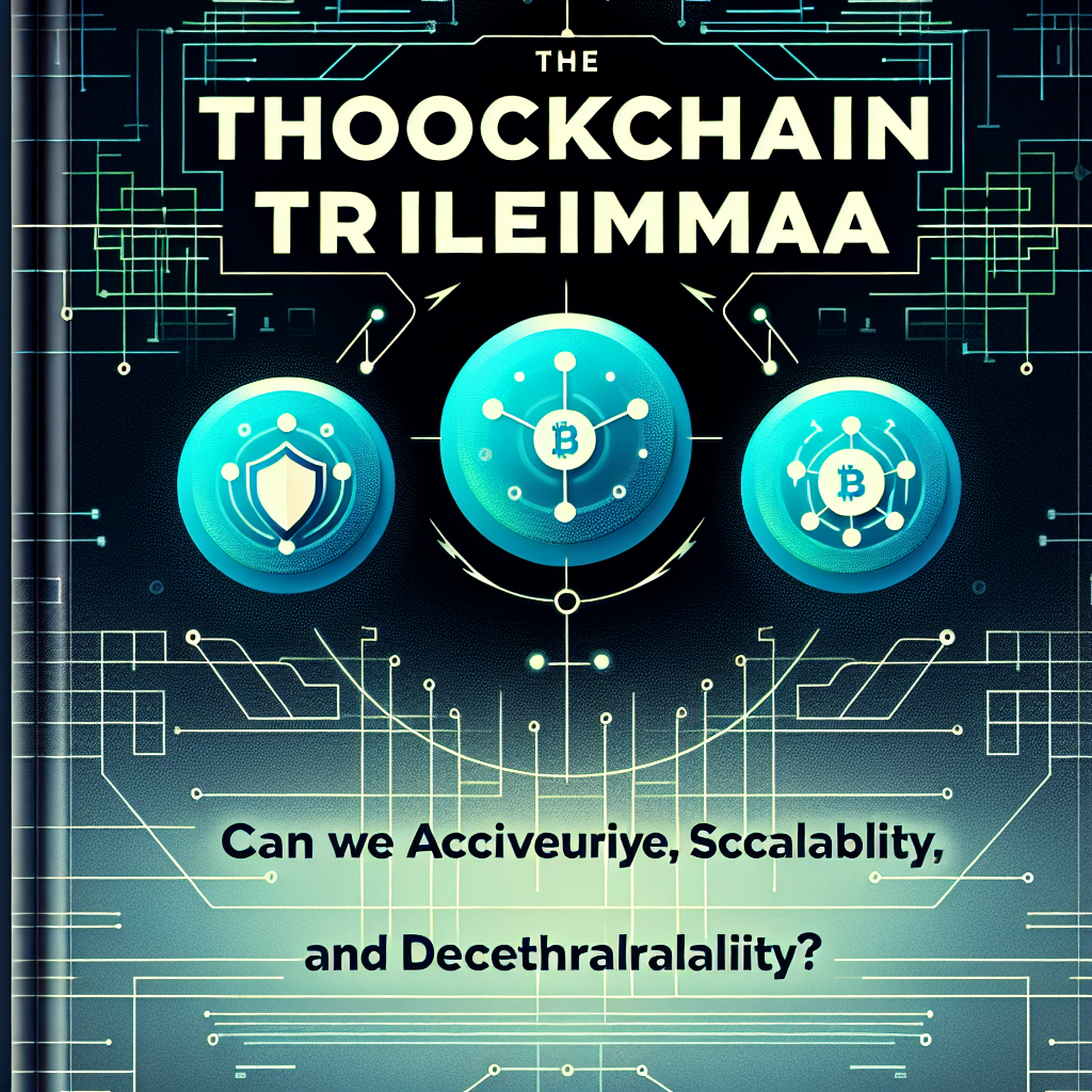 El Trilema de la Blockchain: ¿Podemos lograr Seguridad, Escalabilidad y Descentralización?