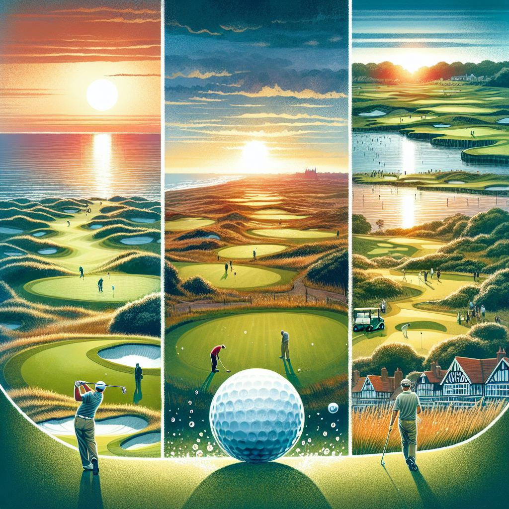 El viaje del golf: 3 campos legendarios de Inglaterra en un día