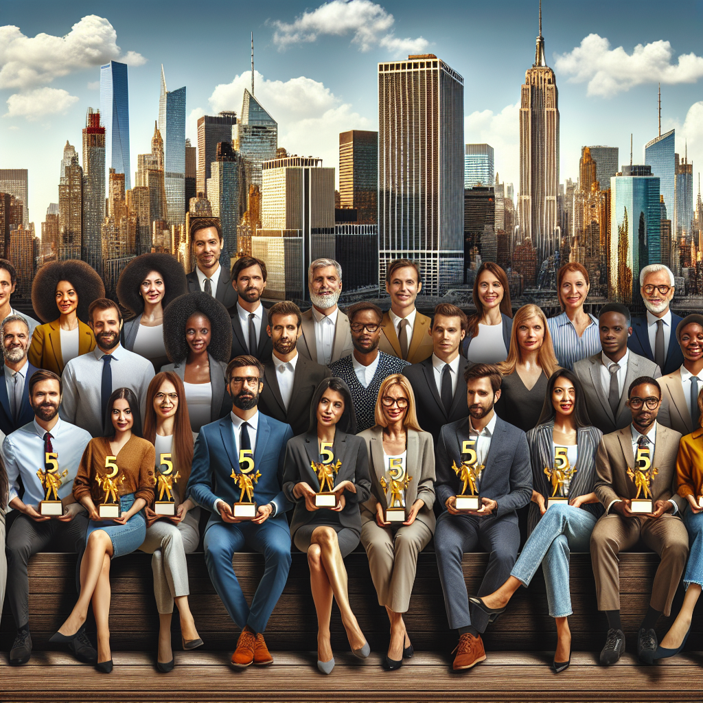 Empleados con más de 5 años en Nueva York