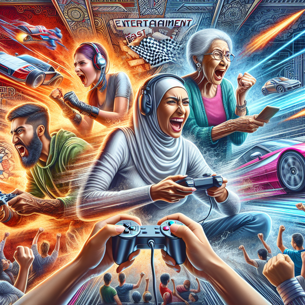 Entretenimiento rápido para gamers enérgicos