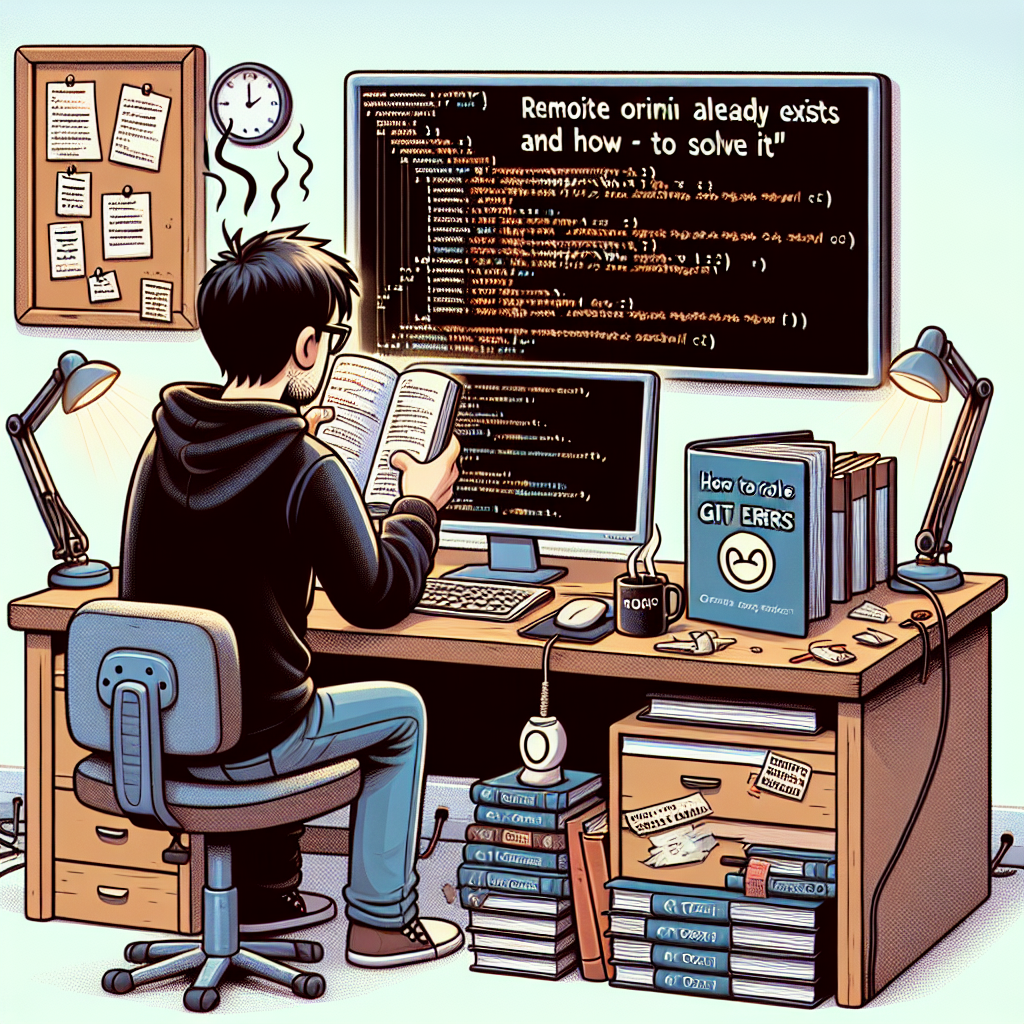 Error de Git: origen remoto ya existe y cómo solucionarlo