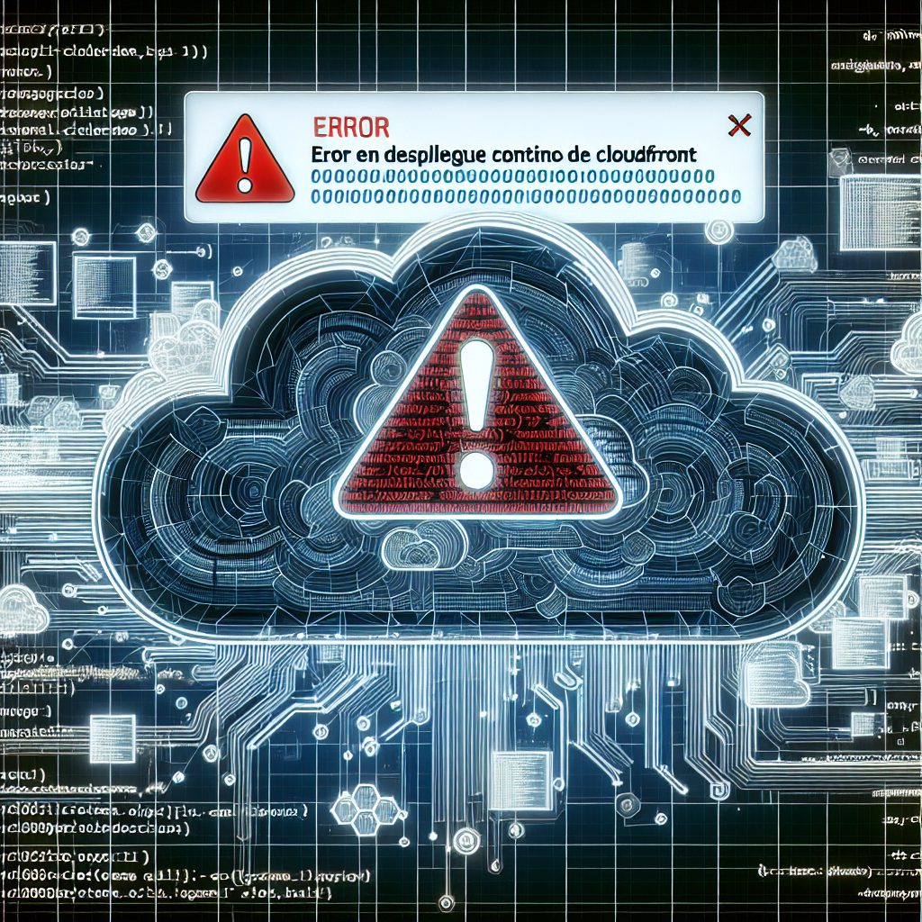 Error en Despliegue Continuo de CloudFront