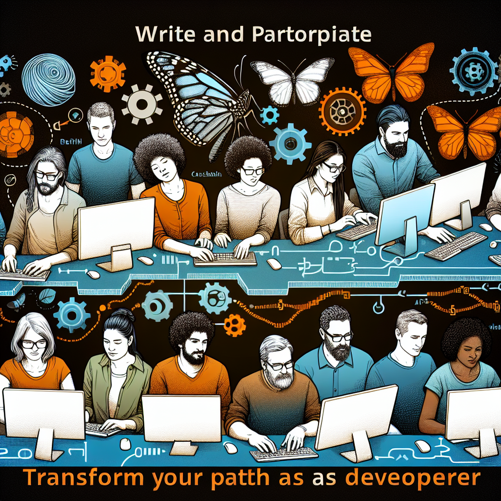 Escribe y participa: transforma tu camino como desarrollador