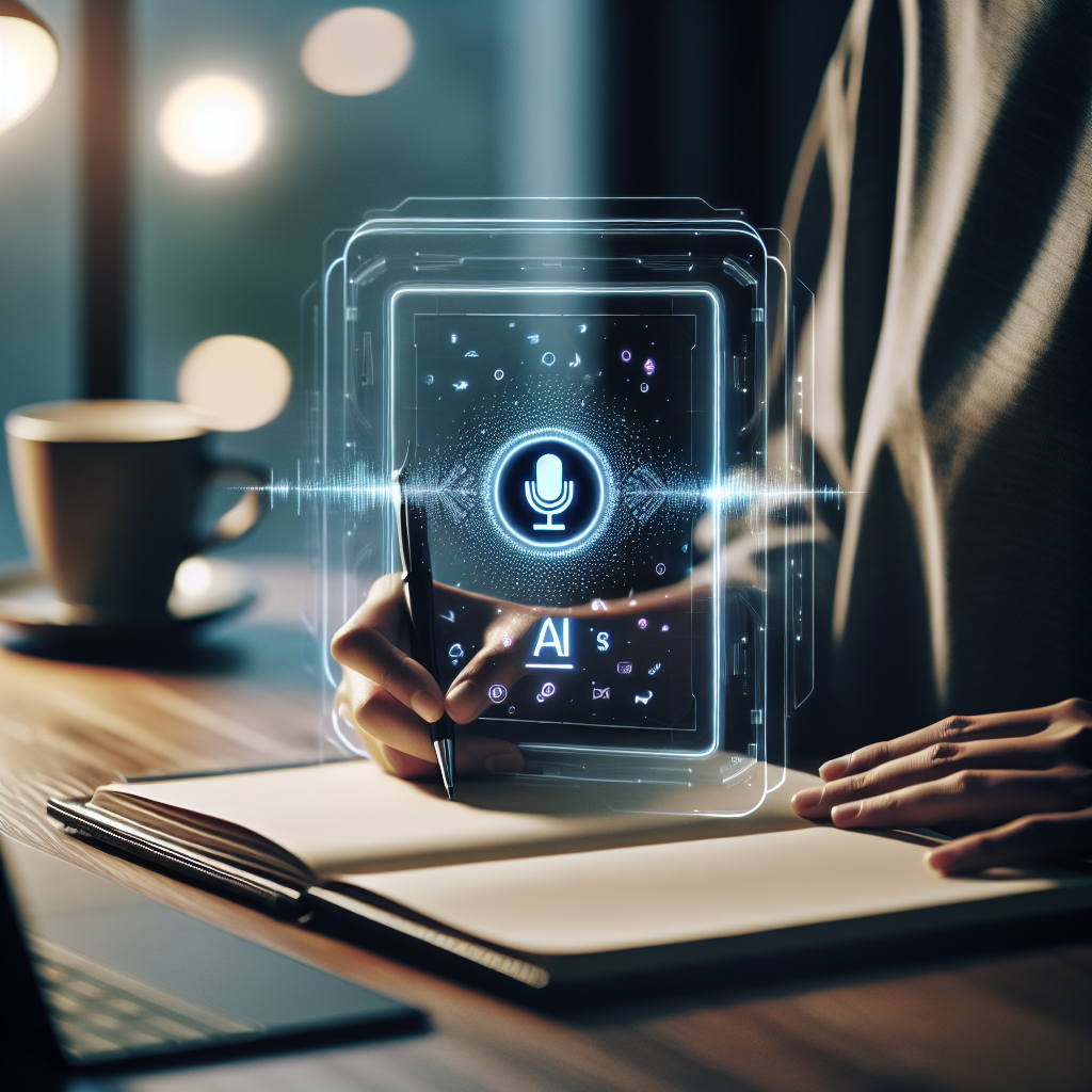 Escritura sin distracciones con voz y feedback AI