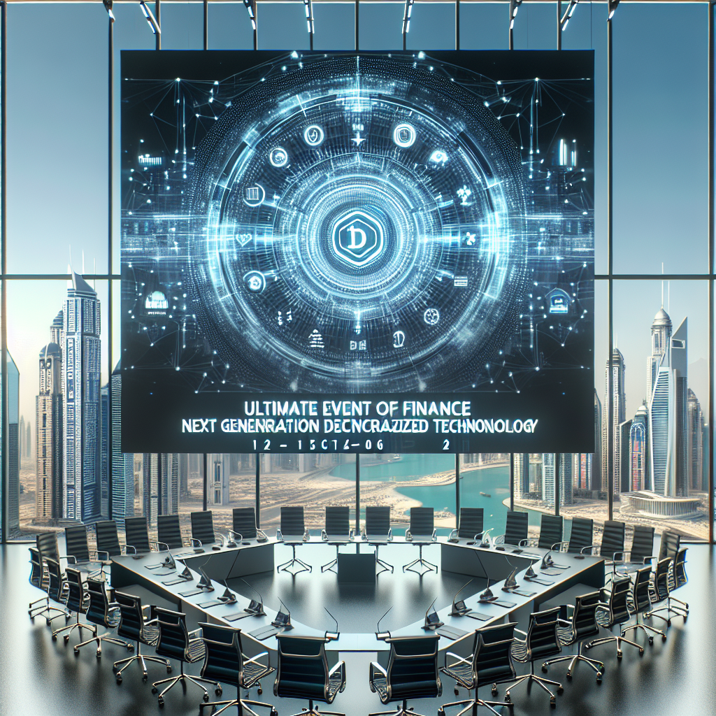 Evento Definitivo de Finanzas y Tecnología Descentralizada de Nueva Generación en Dubái 12–15 oct 2025