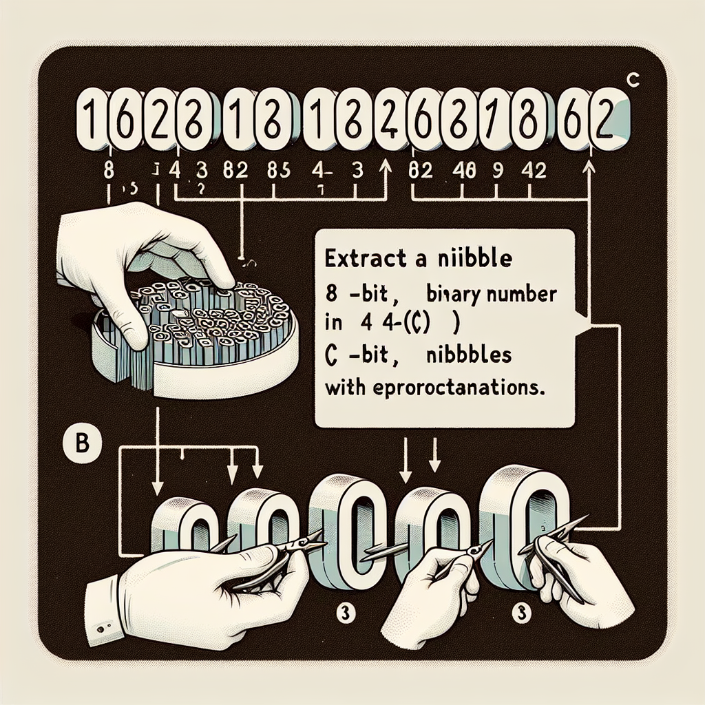 Extraer un nibble de 8 bits en C