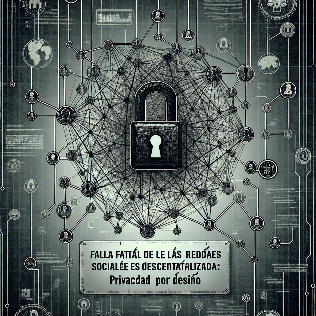 Falla fatal de las redes sociales descentralizadas: privacidad por diseño