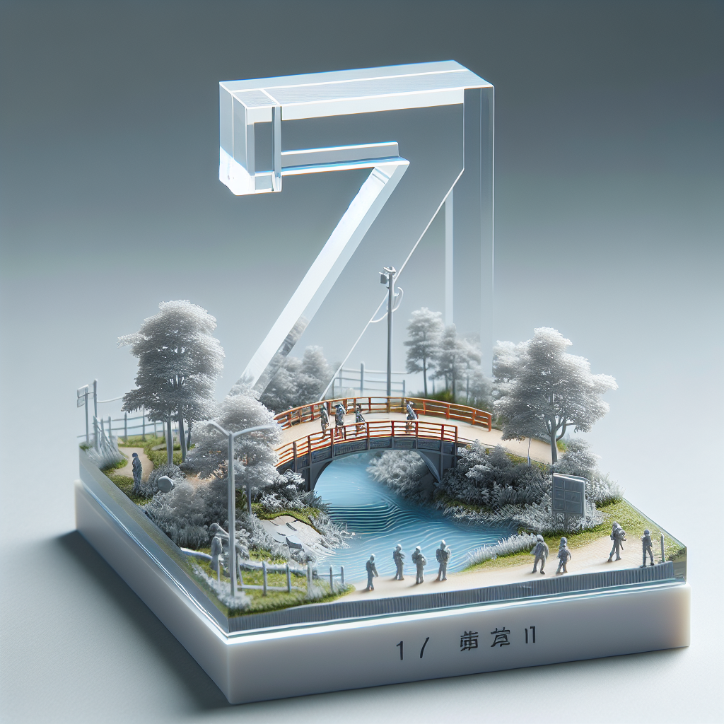 Figura 1/7 en escritorio con base acrílica