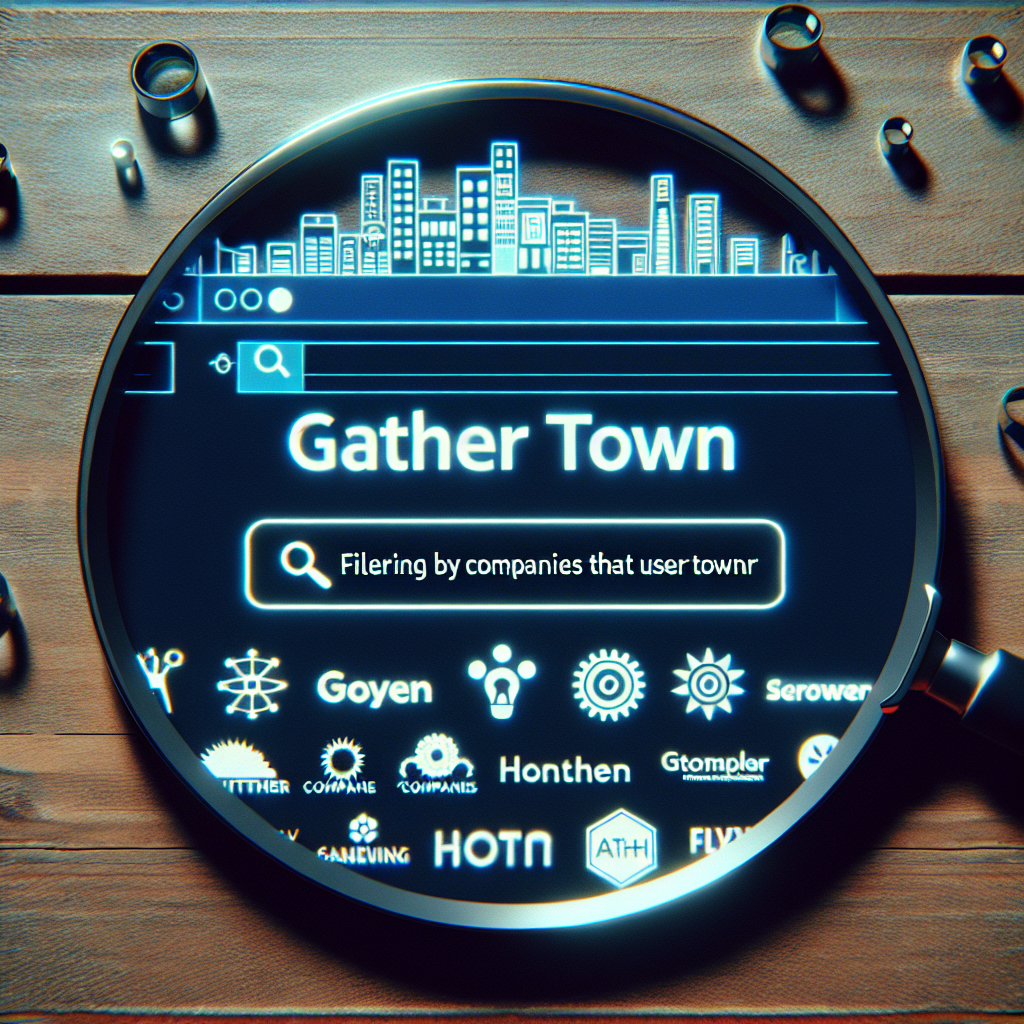 Filtrar por compañías que usan Gather Town