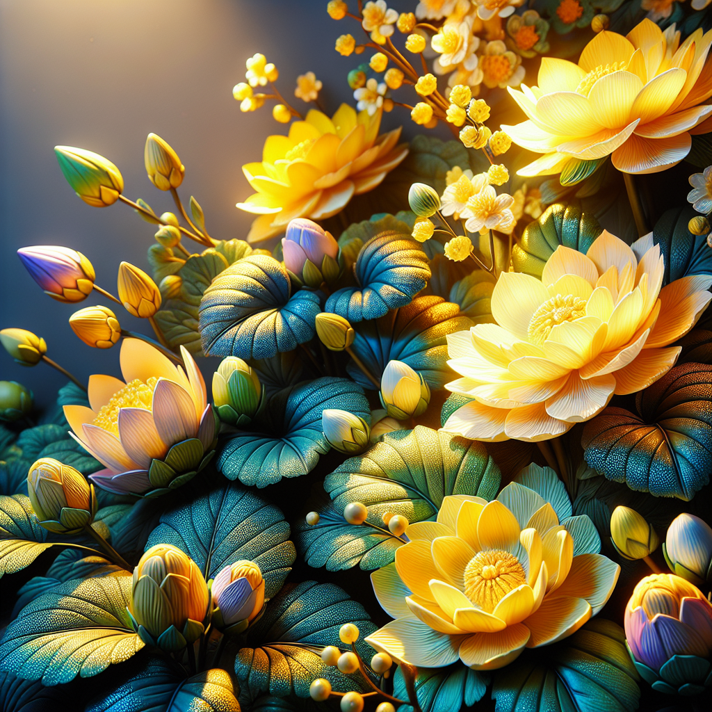 Flores en Amarillo