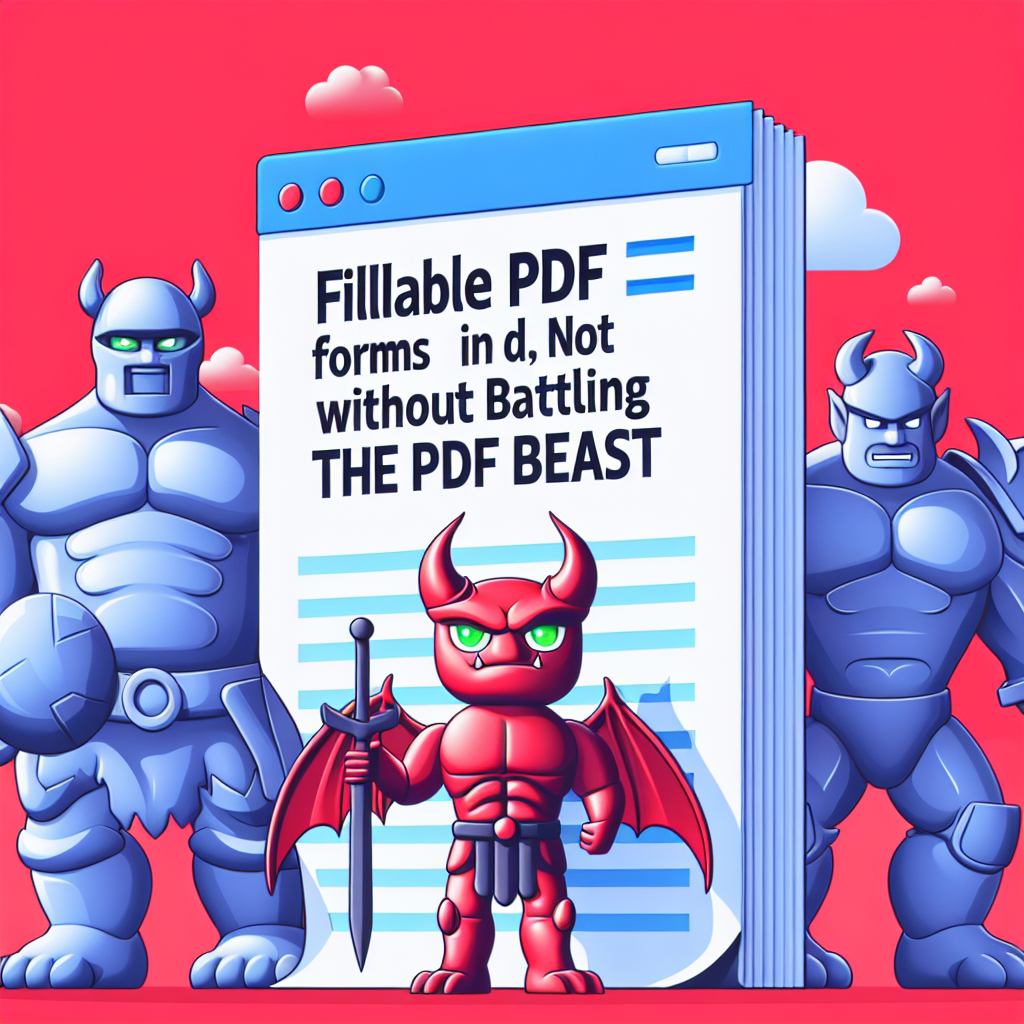 Formularios PDF rellenables en .NET sin luchar contra la bestia del PDF