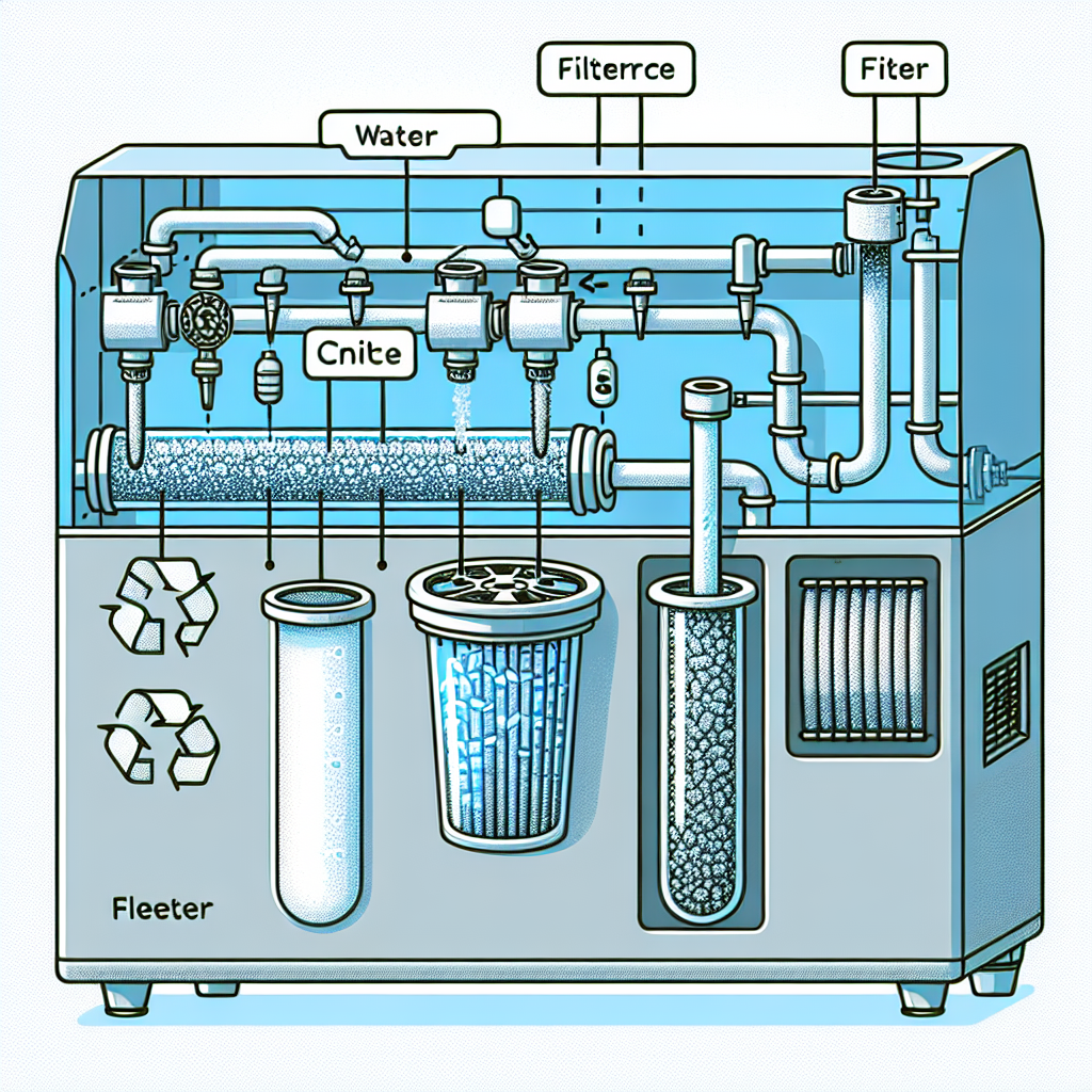 Función del filtro en la máquina de hielo en tubos