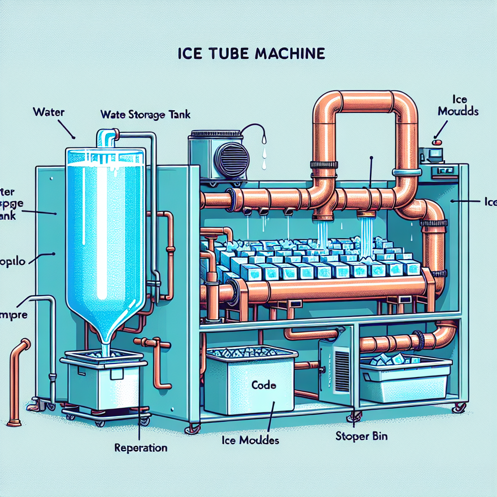 Función principal de la máquina de tubos de hielo