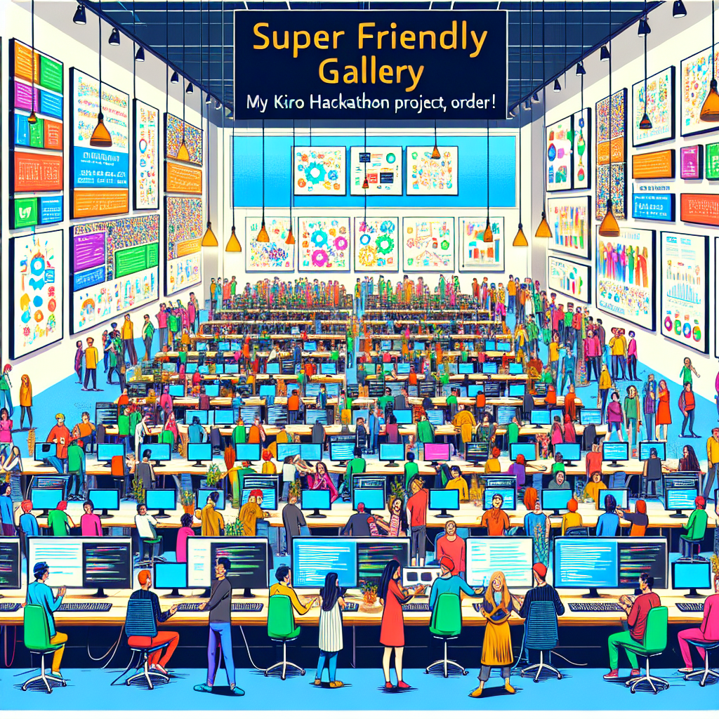 Galería Súper Amigable: Mi Proyecto Kiro Hackathon, ¡Ordena!