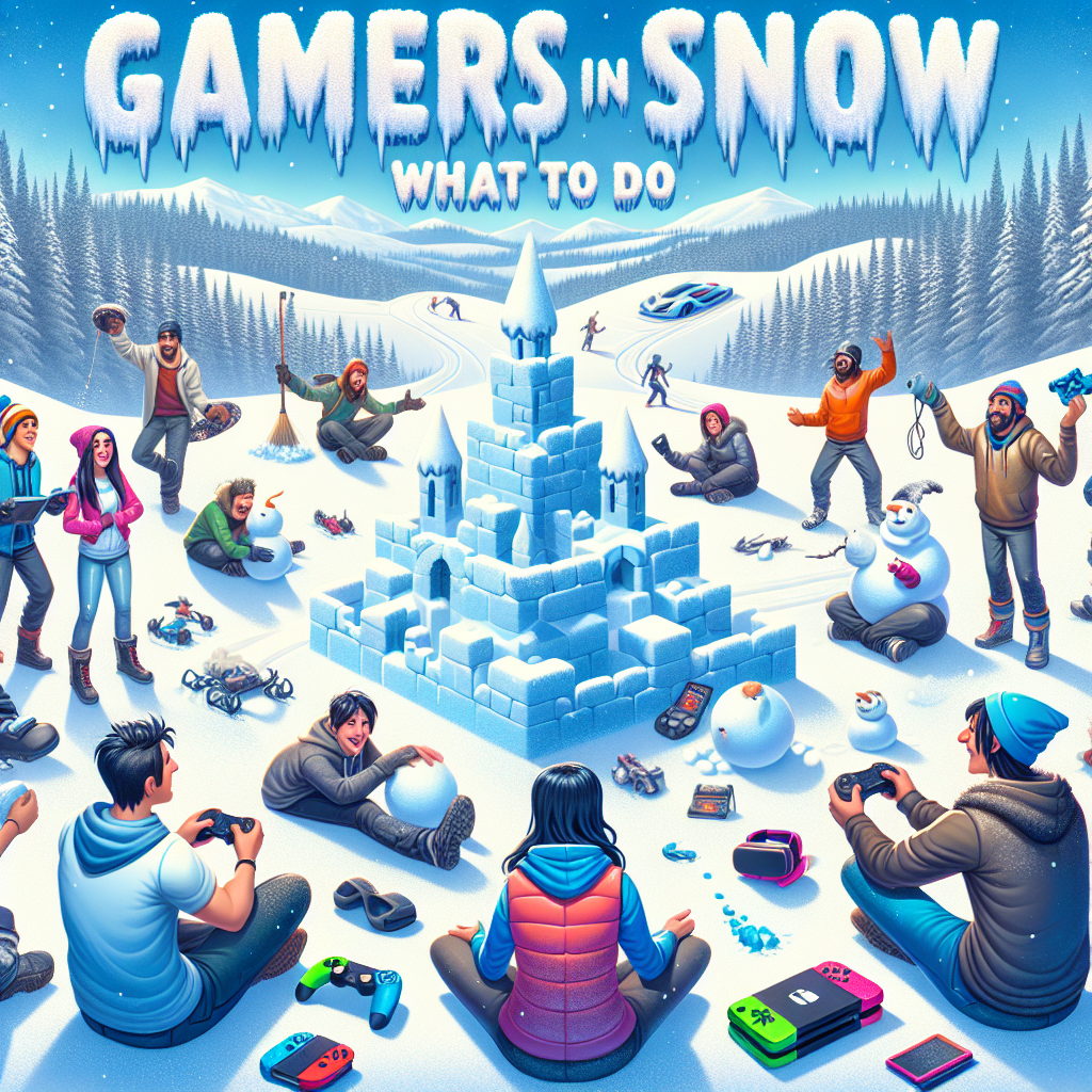 Gamers en nieve: qué hacer