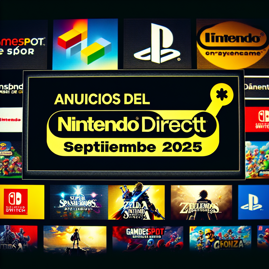 GameSpot: Anuncios del Nintendo Direct septiembre 2025