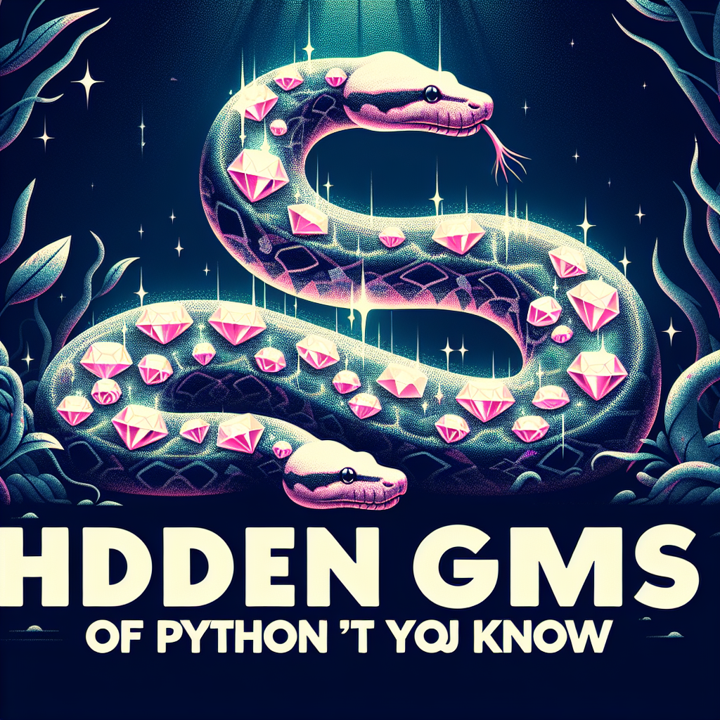 Gemas Ocultas de Python que quizá no conozcas