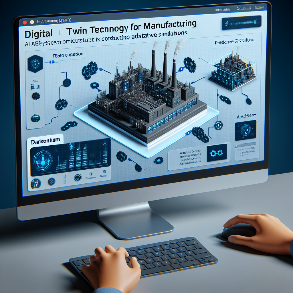 Gemelo Digital IA para Manufactura: Darkonium Construye Simulaciones Adaptativas