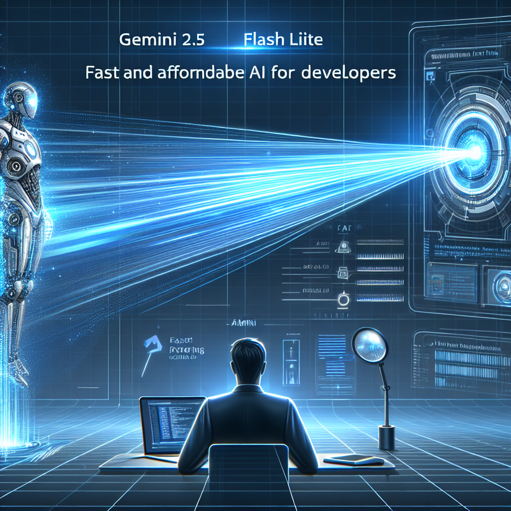 Gemini 2.5 Flash Lite: IA rápida y asequible para desarrolladores