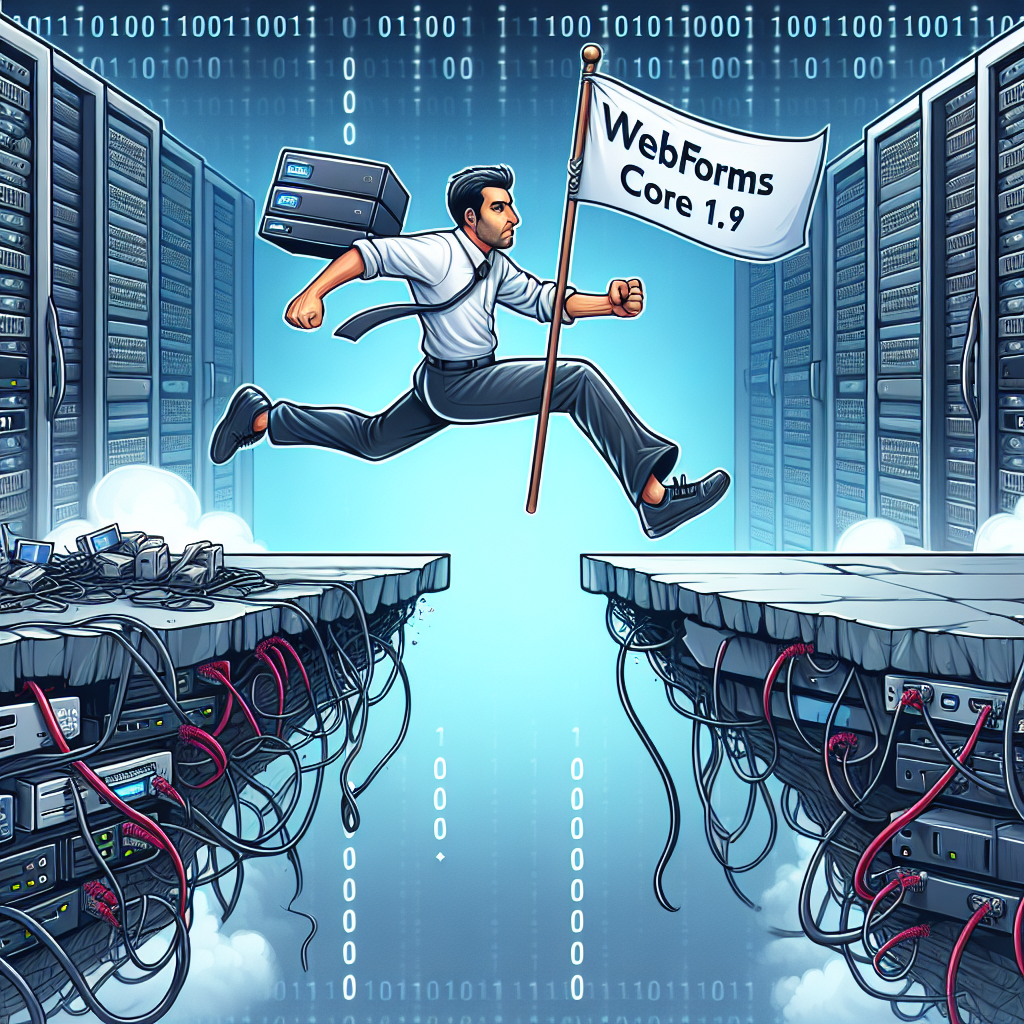 Gran salto en el desarrollo web del servidor: WebForms Core 1.9 llega