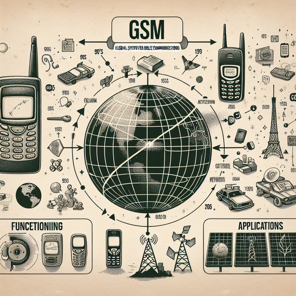 GSM: origen, funcionamiento, aplicaciones y futuro
