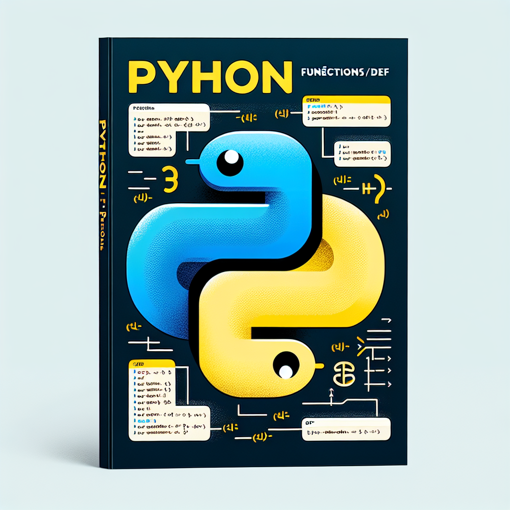 Guía de Python PT-BR #4: Funciones (def)