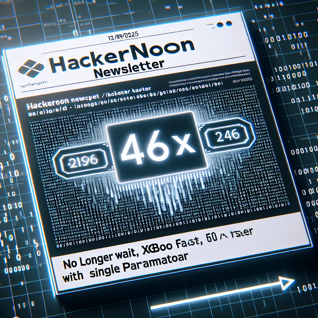 HackerNoon Newsletter: Ya no esperes, XGBoost 46x más rápido con un solo parámetro (13/09/2025)