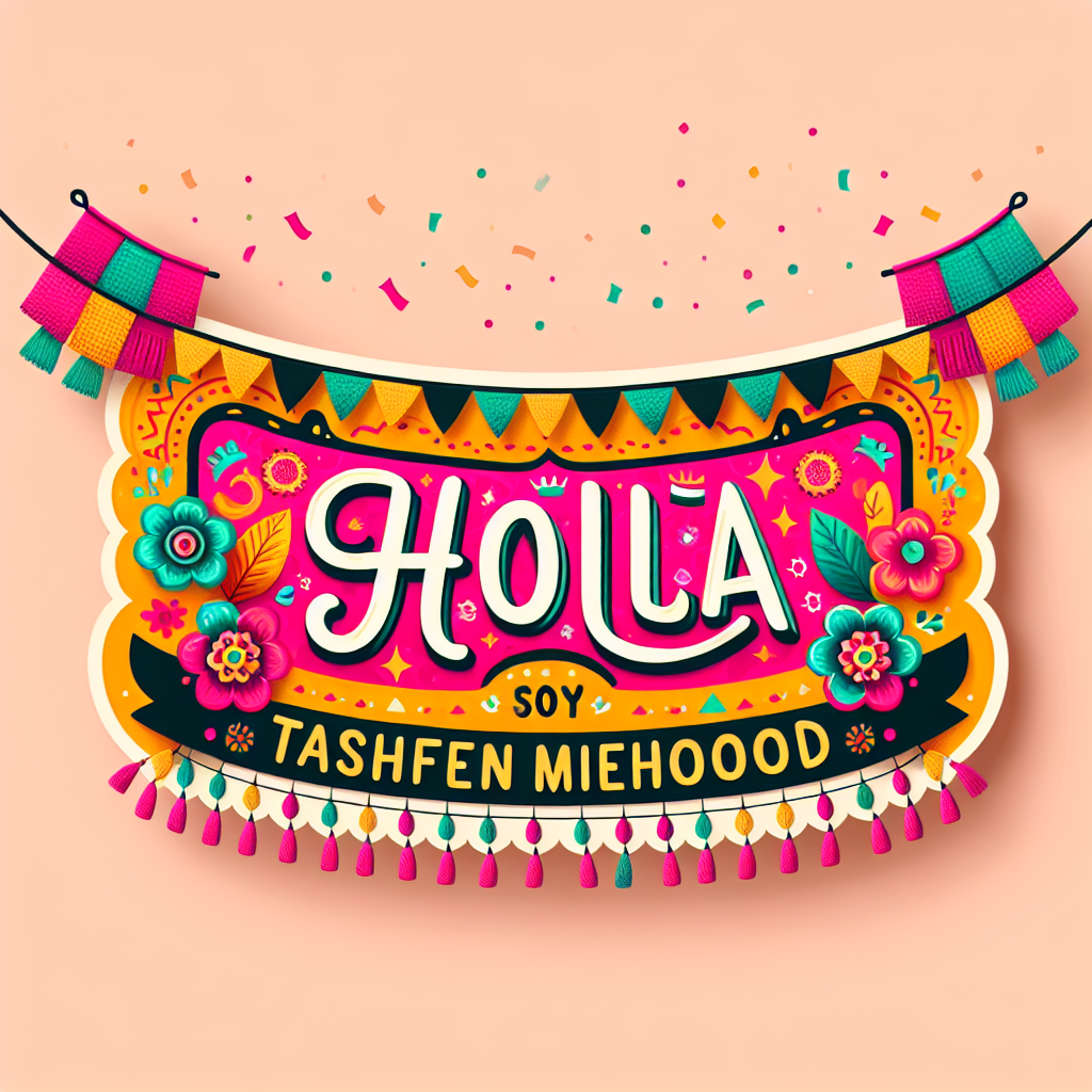 Hola, soy Tashfeen Mehmood