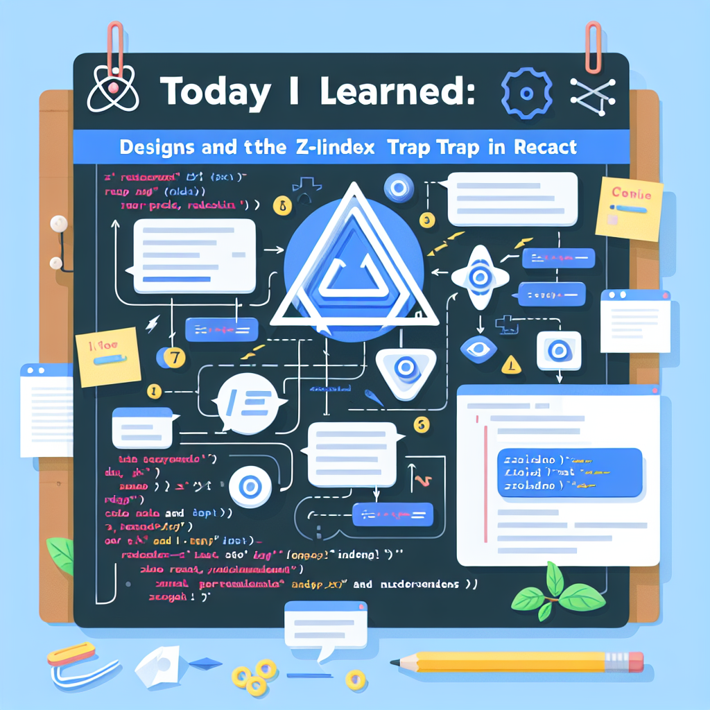 Hoy aprendí: Diseños y la trampa del z-index en React