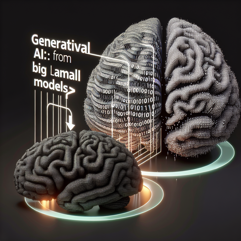 IA Generativa: ¿De grandes a pequeños modelos de lenguaje?